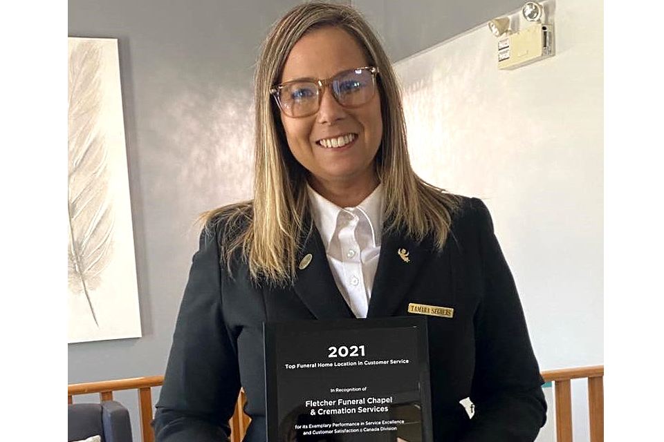Fletcher's named once again Top Funeral Home in Customer Service